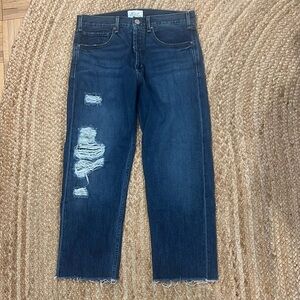 [mcguire] high rise distressed denim, sz 26